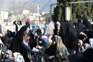 مراسم اقامه تماز عید سعید فطر دز امام زاده پنج تن