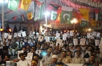 مراسم اولین سالگرد شهادت شهید حسن نصرالله در پاکستان (5)