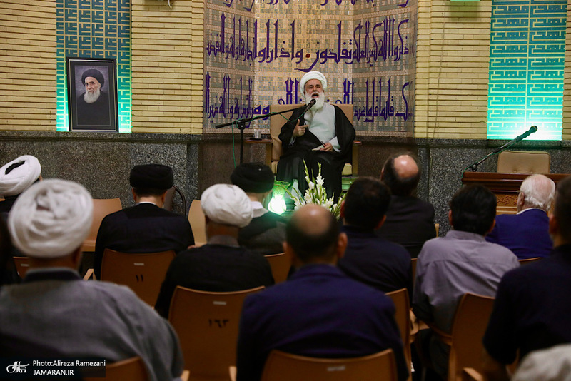 مراسم ختم همسر آیت الله سید علی سیستانی