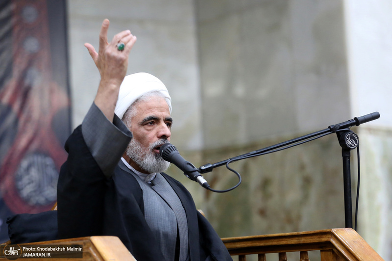 مراسم عزاداری شب شهادت حضرت زهرا (س) در حرم امام خمینی