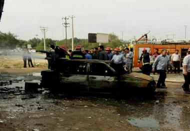 انفجار مخزن ال پی جی در شوشتر 2 مصدوم بر جای گذاشت