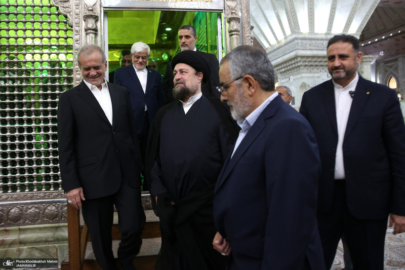 تجدید میثاق رئیس‌جمهور و اعضای دولت با آرمان‌های حضرت امام خمینی (س) - 2