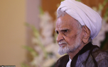 ببینید/ شعر محمدجواد حجتی کرمانی برای رهبر شهید انقلاب در جلسه‌ای با حضور سید محمد خاتمی و آیت‌الله موسوی خوئینی