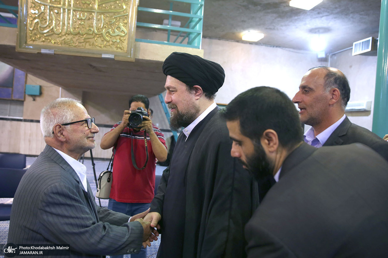 دیدار جمعی از جانبازان واقعه هفتم تیر با سید حسن خمینی