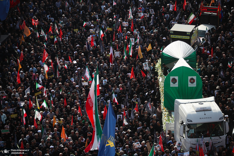 مراسم تشییع شهدای جنگ تحمیلی رژیم صهیونیستی در تهران-6