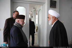 دیدار جمعی از اعضای شورای مرکزی حزب مؤتلفه با سید حسن خمینی 