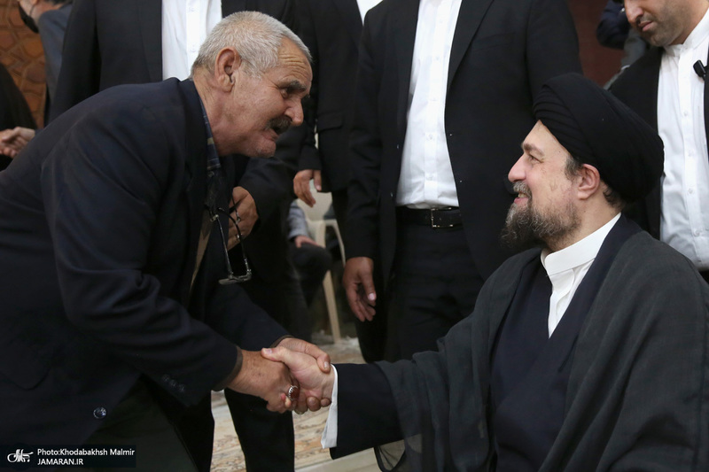 مراسم چهلمین روز در گذشت نوه قدرت الله علیخانی در حرم مطهره امام خمینی (س)