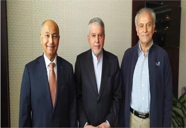 نشست رئیس کمیته ملی المپیک با حسین المسلم مدیرکل شورای المپیک آسیا
