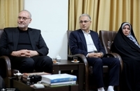 دیدار افشین علا با آیت الله نورمفیدی