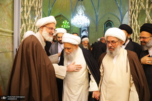 مراسم سومین سالگرد ارتحال آیت الله العظمی علوی گرگانی (ره) در مسجد اعظم قم‎