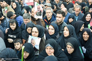  حضور میلیون ها تهرانی در تشییع پیکر مطهر سردار قاسم سلیمانی - 9 