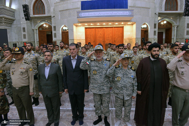 تجدید میثاق دانشجویان و فرماندهان دانشگاه افسری امام علی (ع) با آرمان های امام خمینی (س)