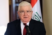 تاکید رئیس جمهور عراق بر حل اختلافات داخلی از طریق مذاکرات ملی