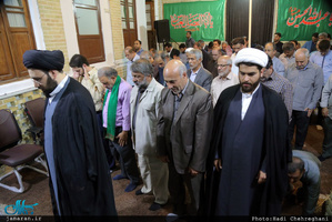 مراسم بزرگداشت حاج عیسی جعفری در بیت حضرت امام(س) در قم