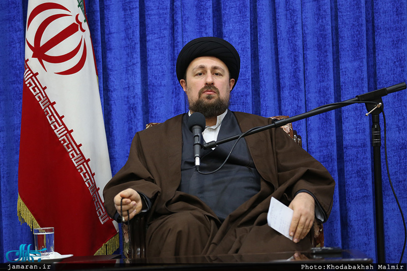 دیدار رئیس و کارکنان سازمان فرهنگ و ارتباطات اسلامی با سید حسن خمینی