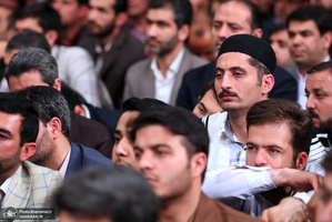 دیدار هزاران نفر از معلمان و فرهنگیان سراسر کشور با رهبر معظم انقلاب