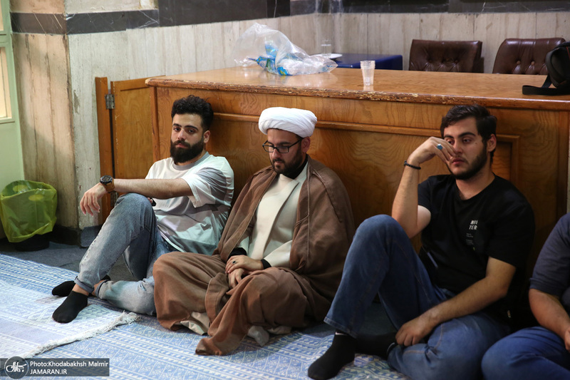 مراسم عزاداری دانشجویان دانشگاه علوم پزشکی تهران به مناسبت شهادت حضرت رقیه در حسینیه جماران
