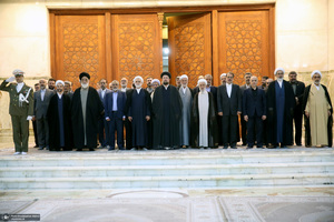 مراسم تجدید میثاق رئیس و کارکنان قوه قضاییه با آرمان های امام؛