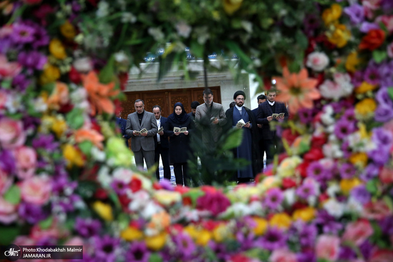 دیدار مدیرعامل، معاونان و جمعی از کارکنان  هواپیمایی هما با سید حسن خمینی