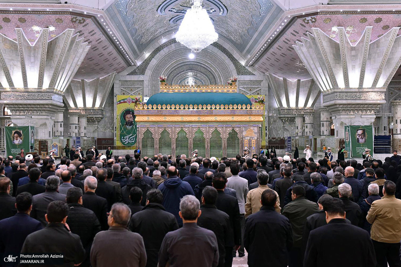 مراسم تجدید میثاق امدادگران کمیته امداد امام خمینی (س) با آرمان های بنیانگذار جمهوری اسلامی ایران