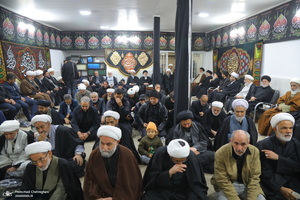 دومین شب عزاداری حضرت فاطمه (س) در بیت آیت الله دوستی زنجانی‎