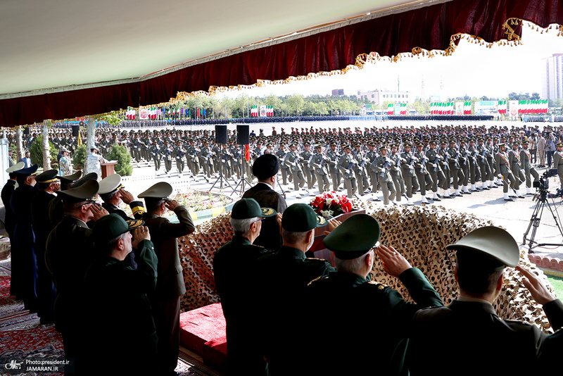 مراسم رژه روز ارتش
