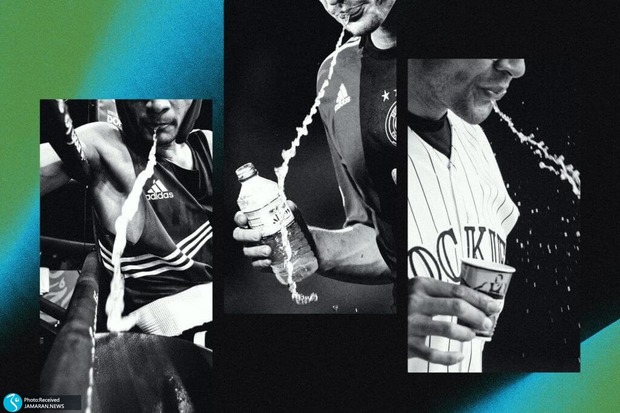 چرا ورزشکاران مدام آب دهان خود را روی زمین می ریزند؟