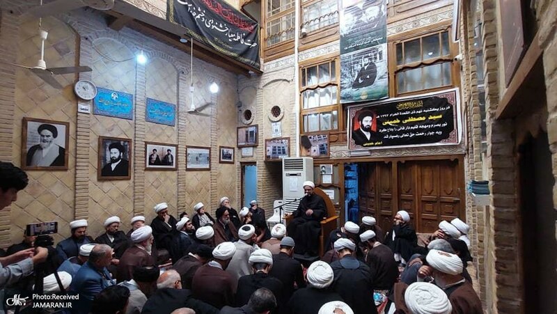 روضه هفتگی بیت امام خمینی در نجف اشرف همزمان با سالگرد آیت الله سید مصطفی خمینی (11)