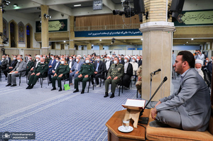 دیدار دست‌اندرکاران کنگره شهدای استان قم با رهبر معظم انقلاب