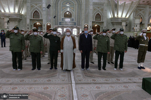 تجدید میثاق فرزندان کارکنان آماد و پشتیبانی سپاه با آرمان‌های حضرت امام(س)