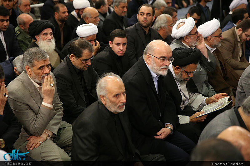 مراسم ترحیم آیت الله هاشمی رفسنجانی در حسینیه امام خمینی(ره)