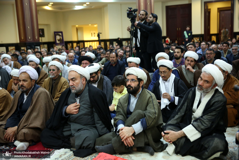 دیدار جمعی از مهاجرین افغانستانی در ایران با سید حسن خمینی