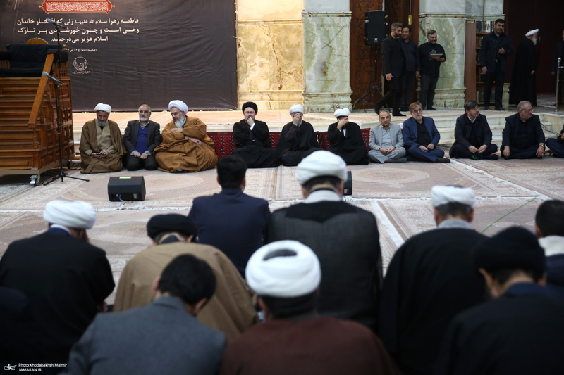 عزاداری شهادت حضرت زهرا (س)  مطهر امام خمینی (س)