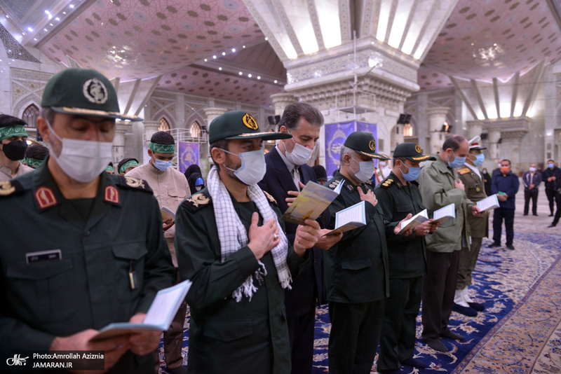 تجدید میثاق خادمین شهدای سپاه محمد رسول الله(ص) با آرمان های حضرت امام خمینی(س)