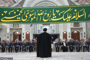 دیدار رئیس و اعضای کمیته امداد با سید حسن خمینی