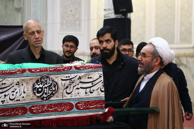 مراسم وداع با پیکر آیت الله محمد امامی کاشانی