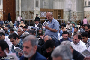مراسم دعای عرفه در حرم مطهر امام خمینی (س)