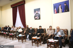 دیدار چند تن از مهمان خارجی سی و هفتمین کنفرانس وحدت اسلامی با سید حسن خمینی