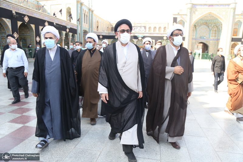 مراسم تشییع حجت الاسلام و المسلمین سید محمد جواد حسینی کاشانی(ره)