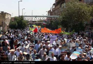 آغاز راهپیمایی باشکوه روز جهانی قدس در قم