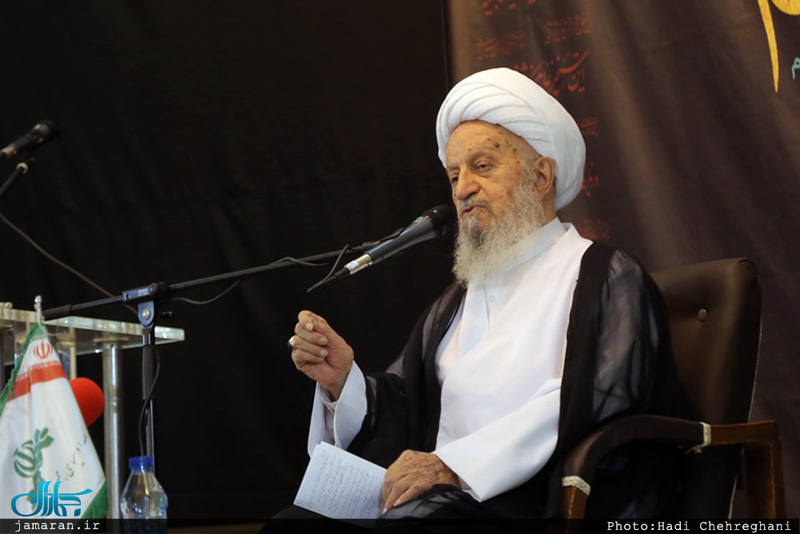 آیین افتتاح رادیو محرم با حضور آیت الله العظمی مکارم شیرازی