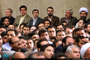 دیدار رئیس و نمایندگان مجلس شورای اسلامی با رهبر معظم انقلاب