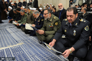 مراسم ترحیم و بزرگداشت آیت‌الله هاشمی شاهرودی(ره) با حضور رهبر معظم انقلاب