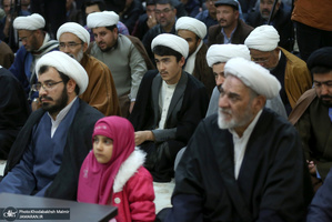 دیدار جمعی از مهاجرین افغانستانی در ایران با سید حسن خمینی