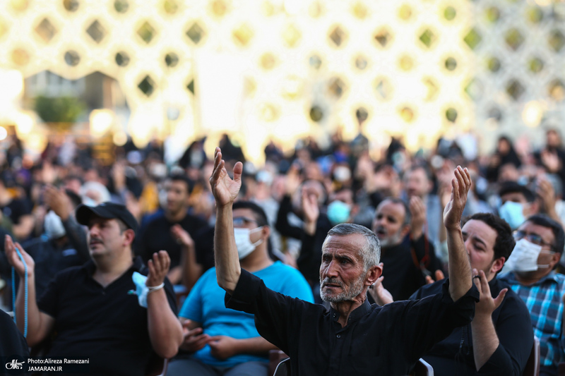 مراسم شهادت امام جعفر صادق (ع) در میدان امام حسین (ع)