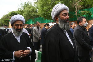 مراسم تشیع آیت الله نور الله شاه آبادی