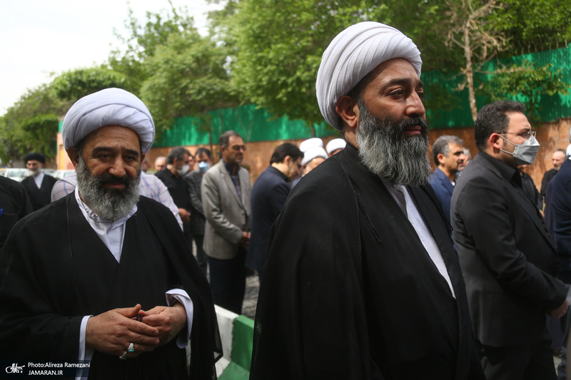 مراسم تشیع آیت الله نور الله شاه آبادی