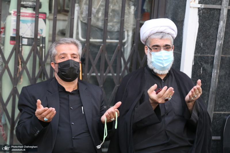 مراسم عزای روز عاشورا در بیت آیت الله العظمی فاضل لنکرانی(ره)