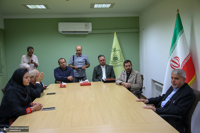 حضور وزیر میراث‌فرهنگی، گردشگری و صنایع‌دستی در جماران به مناسبت روز خبرنگار