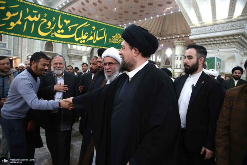 دیدار دبیرکل و کارکنان مجمع جهانی اهل بیت (ع) با سیدحسن خمینی